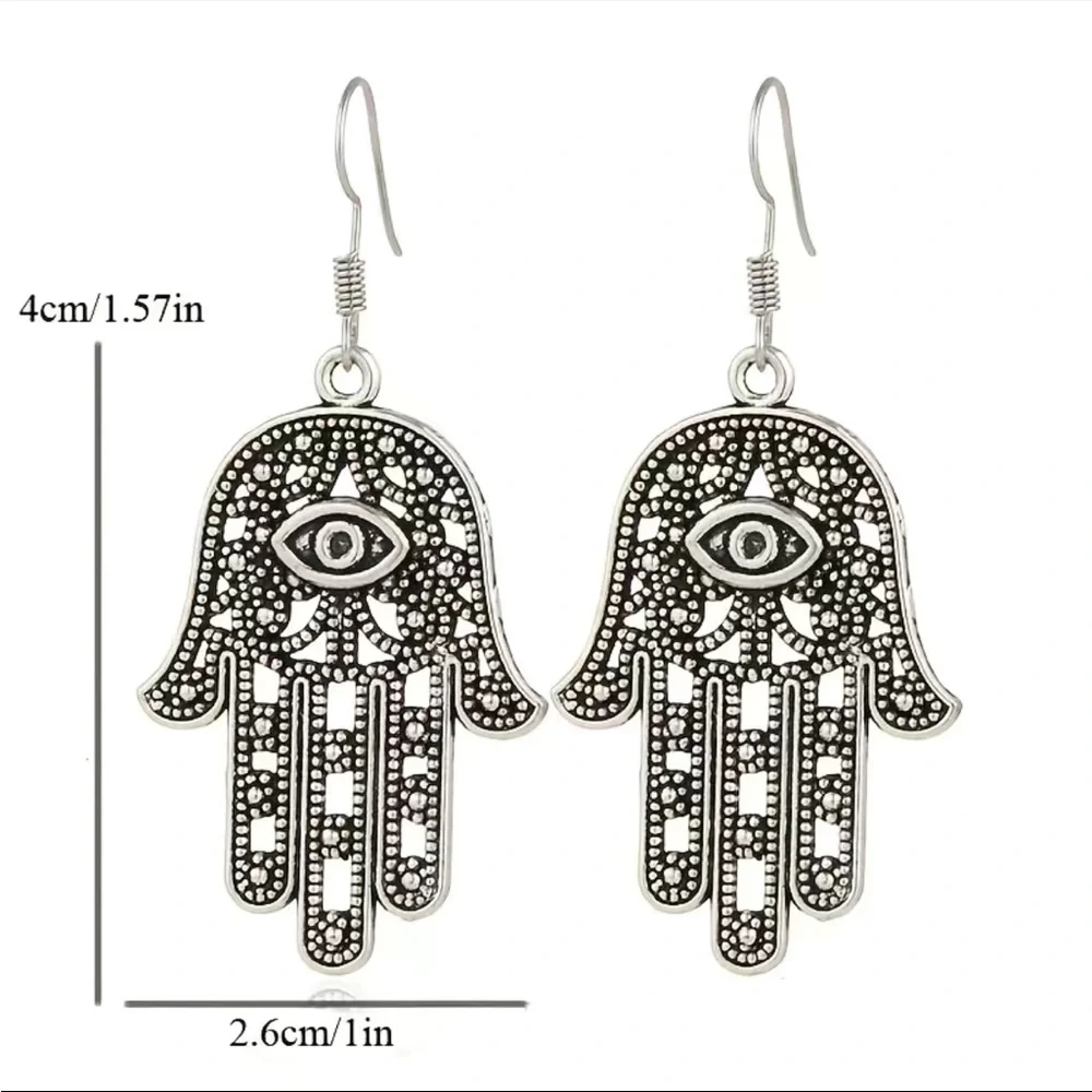 Evil eye Earrings NWT - Picture 2 of 2